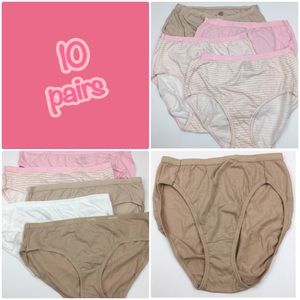 10 pairs Hanes panty bundle C63